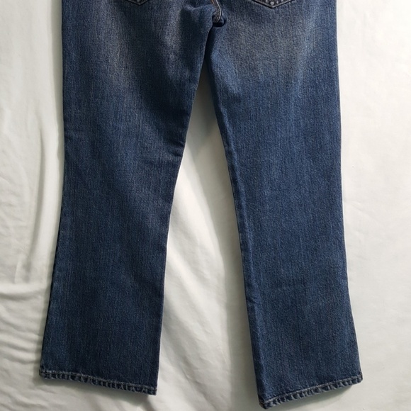 NWT CO Collection Essential Denim High Rise Crop Jeans 4 Baby Flare Boho - Picture 7 of 8